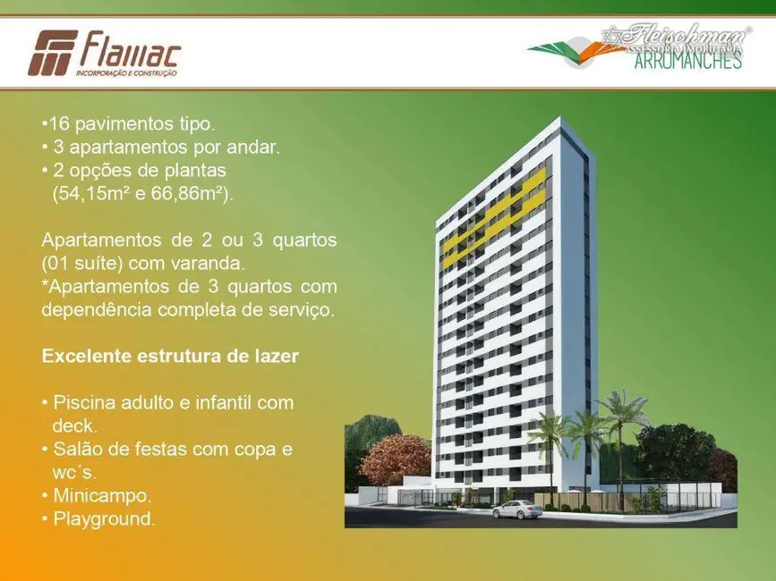 Foto 3 de Apartamento com 2 quartos à venda, 54m2 em Espinheiro, Recife - PE