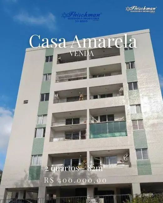 Foto 1 de Apartamento com 2 quartos à venda, 97m2 em Casa Amarela, Recife - PE