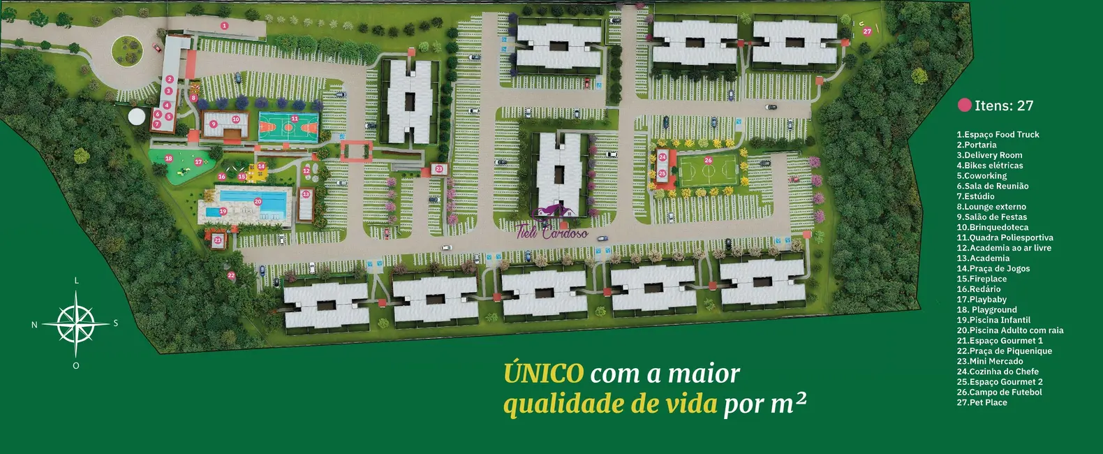 Foto 4 de Apartamento com 2 quartos à venda, 48m2 em Jardim Hubert, Indaiatuba - SP