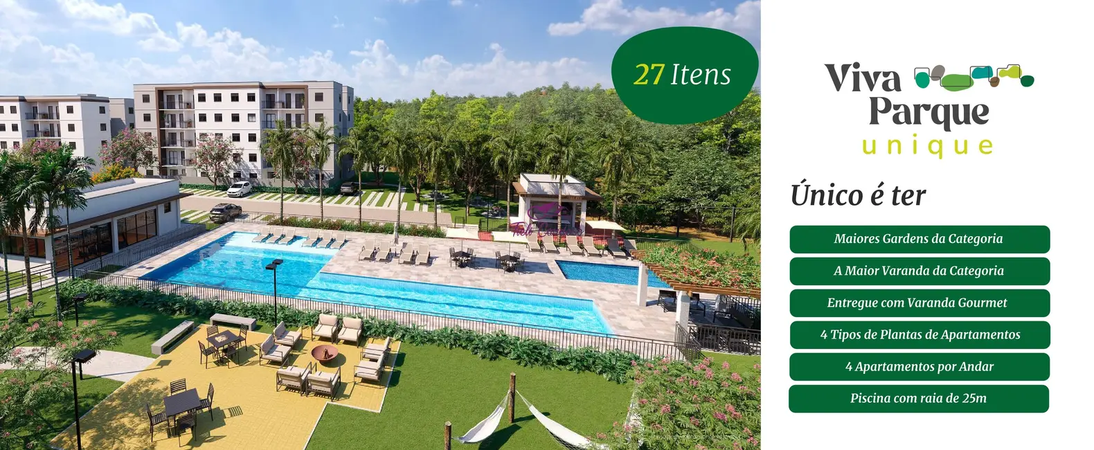 Foto 2 de Apartamento com 2 quartos à venda, 48m2 em Jardim Hubert, Indaiatuba - SP