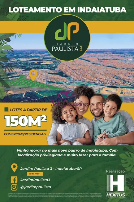 Foto 4 de Terreno / Lote à venda, 150m2 em Indaiatuba - SP