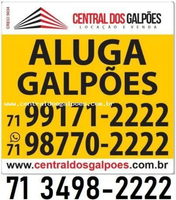 Foto 4 de Armazém / Galpão para alugar, 5500m2 em Simoes Filho - BA