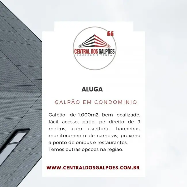 Foto 1 de Armazém / Galpão para alugar em Colombo - PR