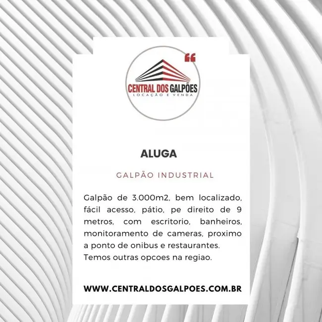 Foto 1 de Armazém / Galpão para alugar, 3000m2 em Betim - MG