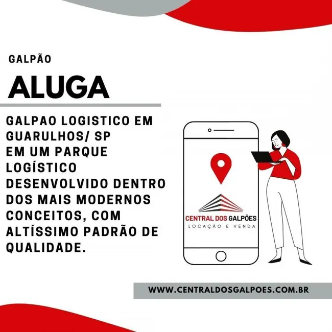 Foto 1 de Armazém / Galpão para alugar, 8000m2 em Guarulhos - SP