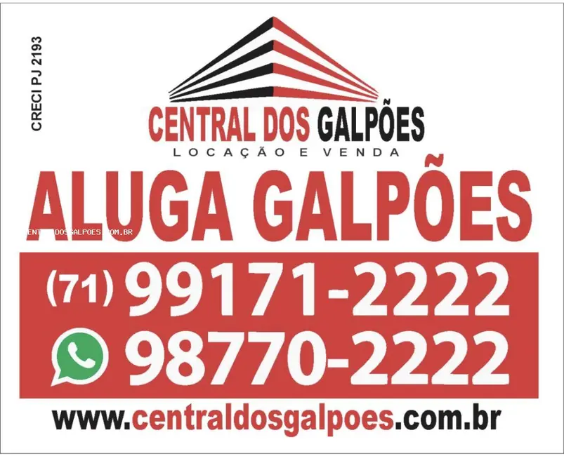 Foto 4 de Armazém / Galpão para alugar, 1000m2 em Salvador - BA