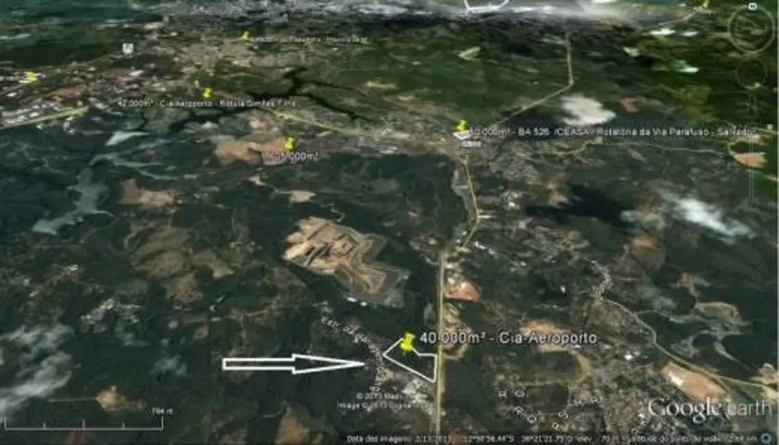 Foto 1 de Terreno / Lote à venda, 50000m2 em Camacari - BA