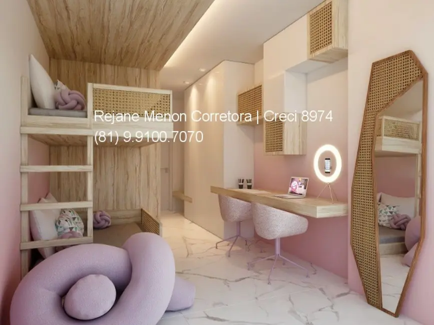 Apartamento com 4 quartos à venda, 160m2 em Parnamirim, Recife - PE - imagem 6 Foto 6 de Apartamento com 4 quartos à venda, 160m2 em Parnamirim, Recife - PE