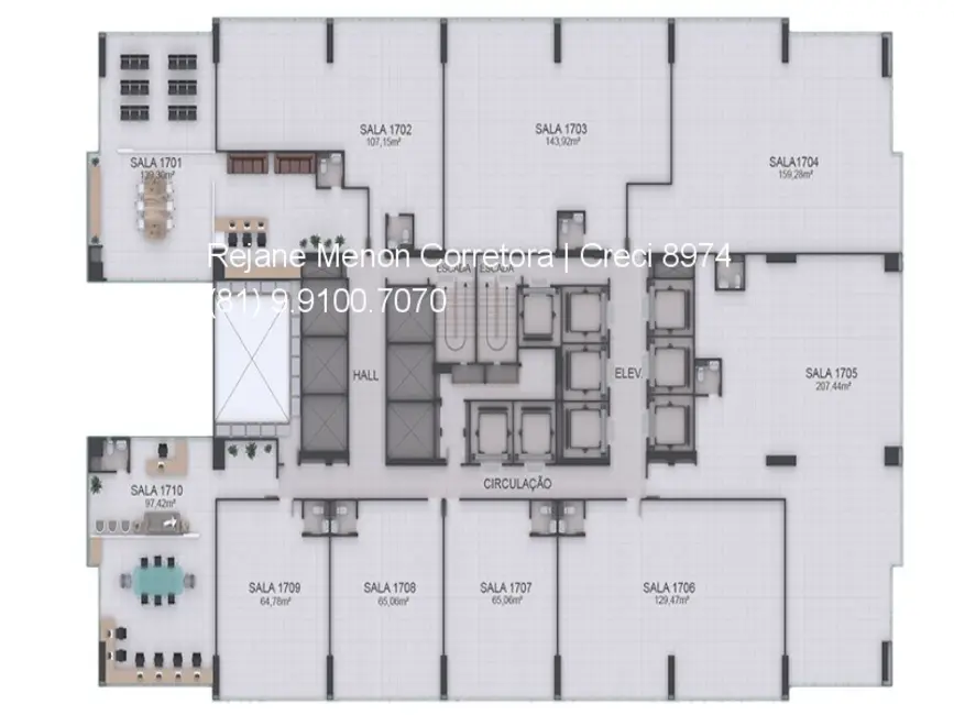 Foto 9 de Sala Comercial à venda, 73m2 em Boa Viagem, Recife - PE