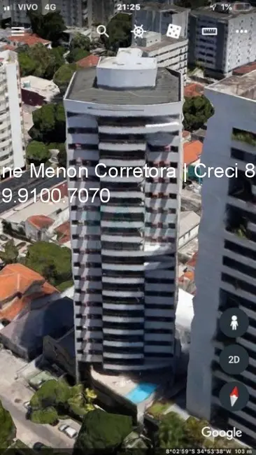 Foto 1 de Apartamento com 4 quartos à venda, 136m2 em Espinheiro, Recife - PE