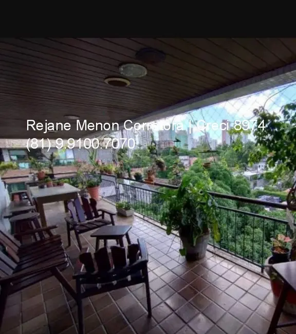 Foto 5 de Apartamento com 4 quartos à venda, 288m2 em Monteiro, Recife - PE