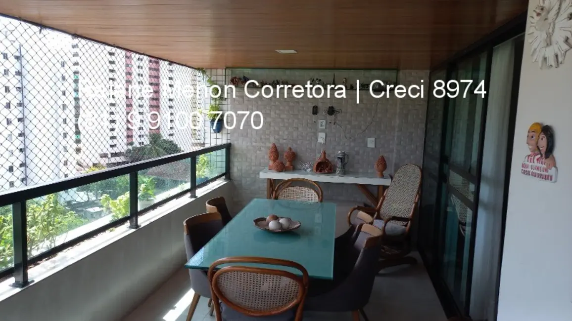 Foto 3 de Apartamento com 3 quartos à venda, 190m2 em Monteiro, Recife - PE