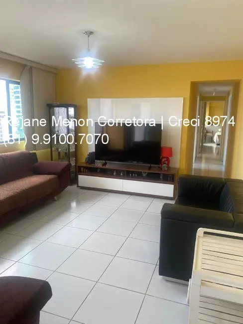 Foto 4 de Apartamento com 4 quartos à venda, 143m2 em Tamarineira, Recife - PE