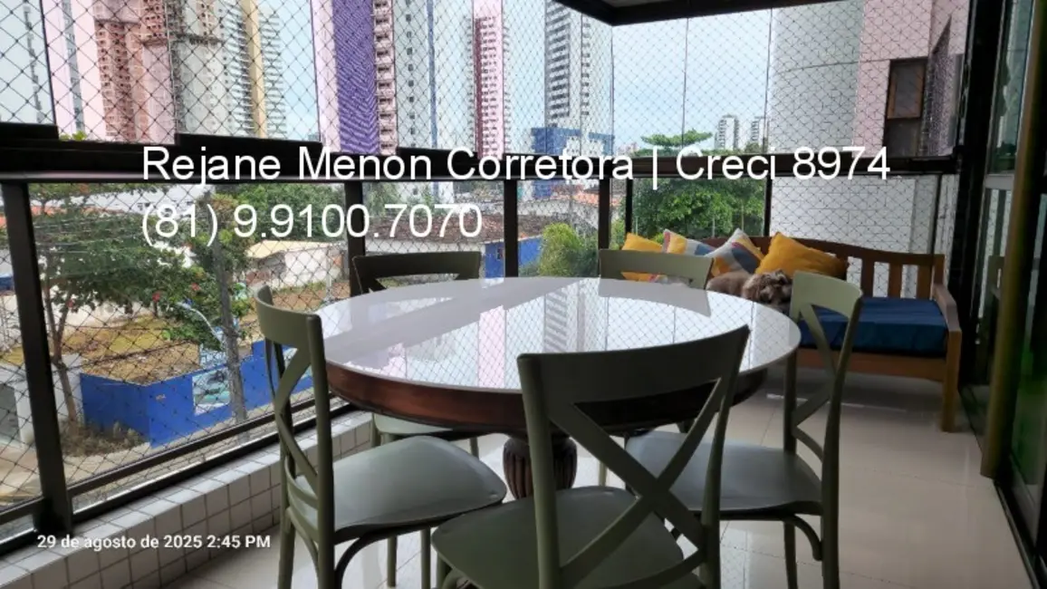 Foto 7 de Apartamento com 4 quartos à venda, 153m2 em Madalena, Recife - PE