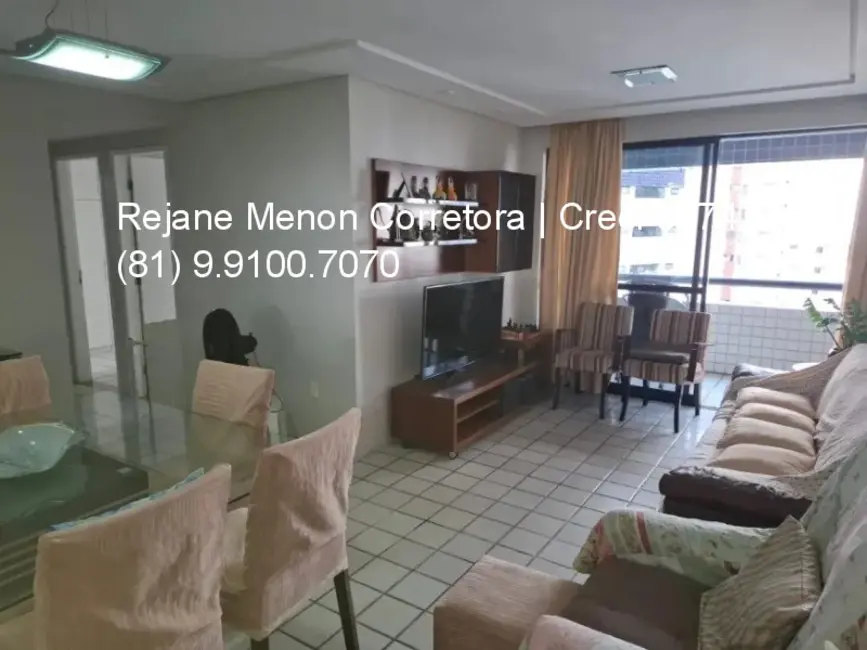 Foto 6 de Apartamento com 3 quartos à venda, 100m2 em Tamarineira, Recife - PE