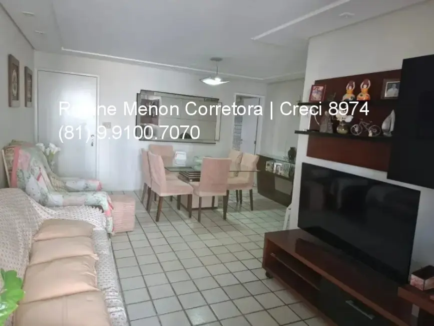 Foto 5 de Apartamento com 3 quartos à venda, 100m2 em Tamarineira, Recife - PE
