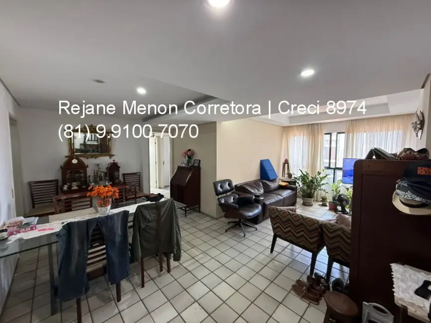 Foto 2 de Apartamento com 3 quartos à venda, 100m2 em Tamarineira, Recife - PE