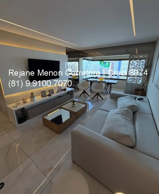 Foto 8 de Apartamento com 4 quartos à venda, 138m2 em Graças, Recife - PE