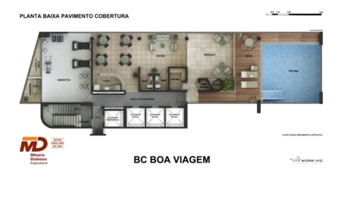 Apartamento com 2 quartos à venda, 53m2 em Boa Viagem, Recife - PE - imagem 3 Foto 3 de Apartamento com 2 quartos à venda, 53m2 em Boa Viagem, Recife - PE