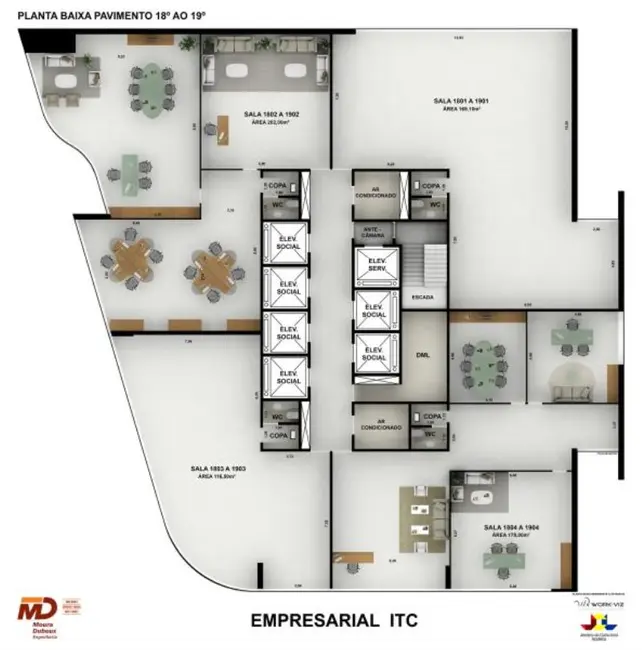 Foto 4 de Sala Comercial para alugar, 115m2 em Pina, Recife - PE