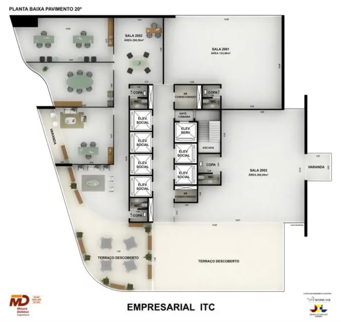 Foto 6 de Sala Comercial para alugar, 115m2 em Pina, Recife - PE