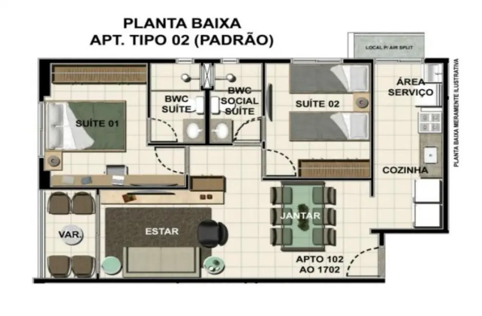 Foto 8 de Apartamento com 2 quartos à venda, 58m2 em Encruzilhada, Recife - PE