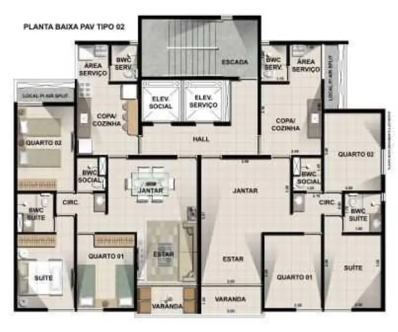 Foto 4 de Apartamento com 3 quartos à venda, 77m2 em Tamarineira, Recife - PE