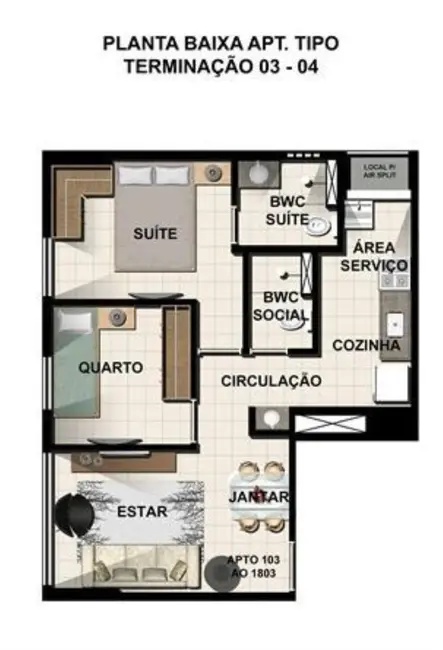 Apartamento com 2 quartos à venda, 42m2 em Casa Amarela, Recife - PE - imagem 8 Foto 8 de Apartamento com 2 quartos à venda, 42m2 em Casa Amarela, Recife - PE
