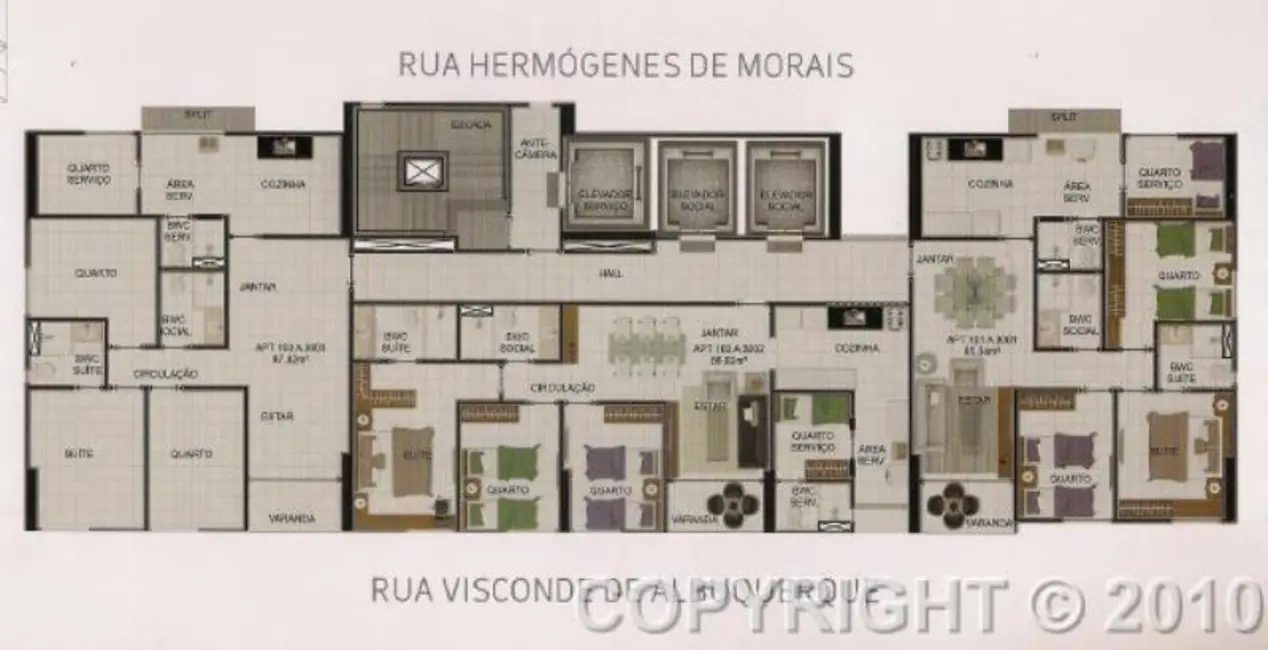 Foto 3 de Apartamento com 3 quartos à venda, 86m2 em Madalena, Recife - PE