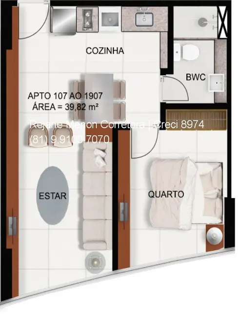 Foto 9 de Apartamento com 2 quartos à venda, 62m2 em São José, Recife - PE