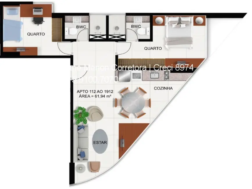 Foto 7 de Apartamento com 2 quartos à venda, 62m2 em São José, Recife - PE