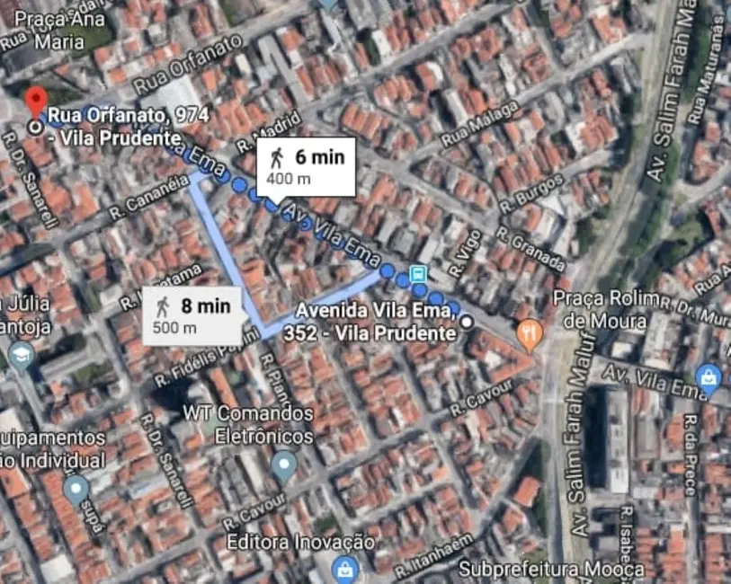 Foto 2 de Terreno / Lote à venda, 180m2 em Vila Prudente, São Paulo - SP