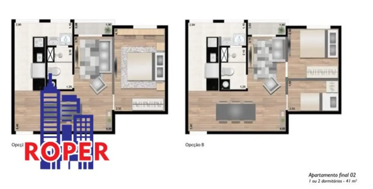 Foto 7 de Apartamento com 2 quartos à venda, 41m2 em Vila Guilhermina, São Paulo - SP