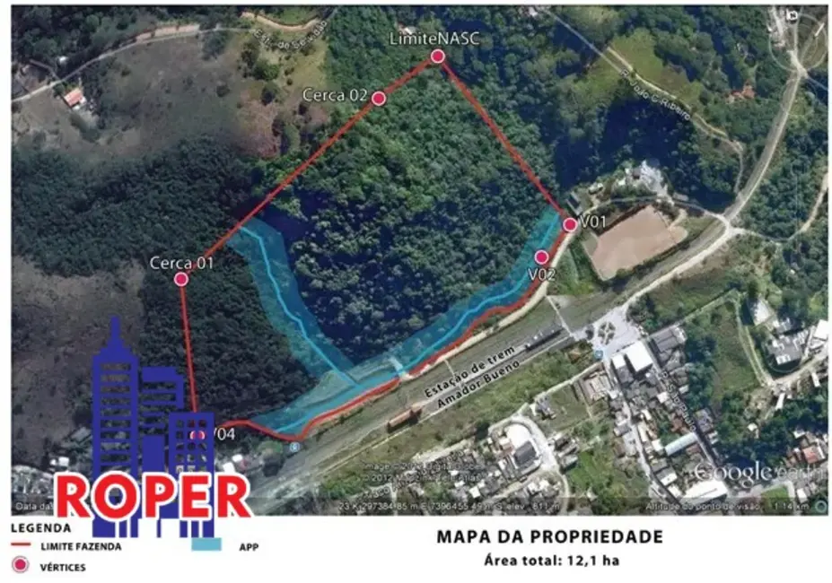 Foto 1 de Terreno / Lote à venda, 125000m2 em Vila Áurea, Itapevi - SP