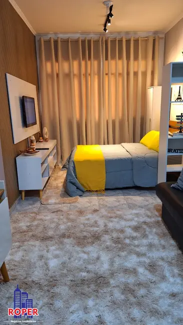 Foto 1 de Apartamento com 1 quarto à venda, 30m2 em Aviação, Praia Grande - SP