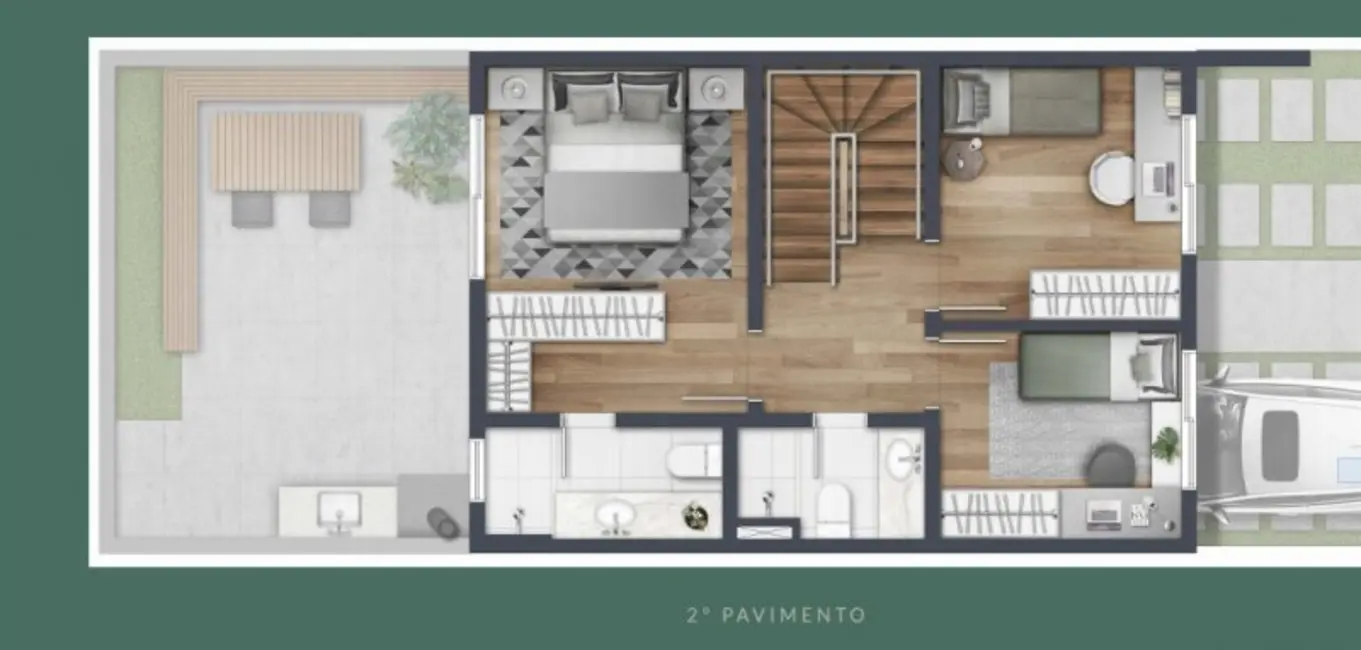 Casa de Condomínio com 3 quartos à venda, 144m2 em Jardim Itu, Porto Alegre - RS - imagem 3 Foto 3 de Casa de Condomínio com 3 quartos à venda, 144m2 em Jardim Itu, Porto Alegre - RS