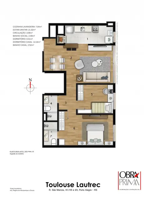 Foto 9 de Apartamento com 2 quartos à venda, 66m2 em Bom Jesus, Porto Alegre - RS