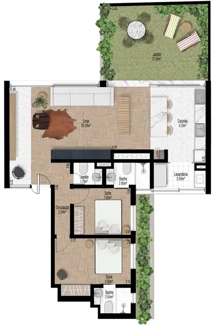 Foto 6 de Apartamento com 2 quartos à venda, 111m2 em Auxiliadora, Porto Alegre - RS