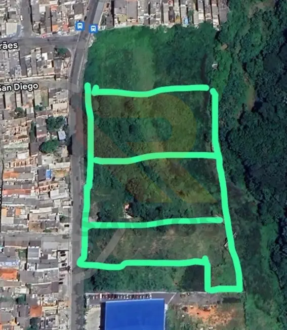 Foto 2 de Terreno / Lote à venda, 5427m2 em Perobal, Itaquaquecetuba - SP