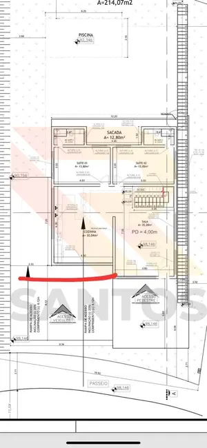Foto 4 de Terreno / Lote à venda, 589m2 em Jardim Imperial Hills III, Aruja - SP