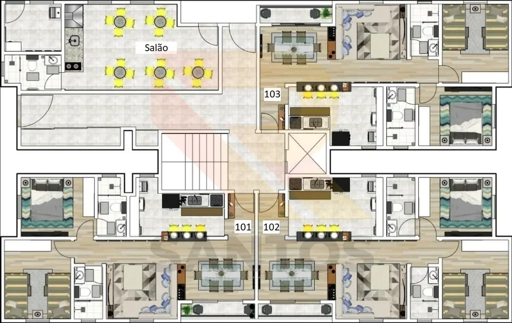 Foto 4 de Apartamento com 2 quartos à venda em Aruja - SP