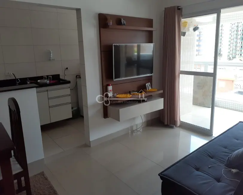Foto 2 de Apartamento com 1 quarto à venda, 48m2 em Tupi, Praia Grande - SP
