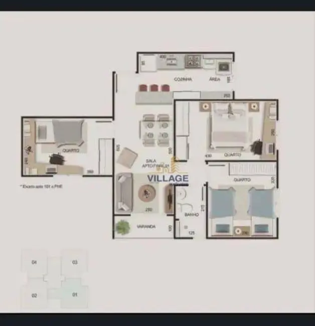 Apartamento com 2 quartos à venda, 62m2 em Parque Viana, Barueri - SP - imagem 5 Foto 5 de Apartamento com 2 quartos à venda, 62m2 em Parque Viana, Barueri - SP