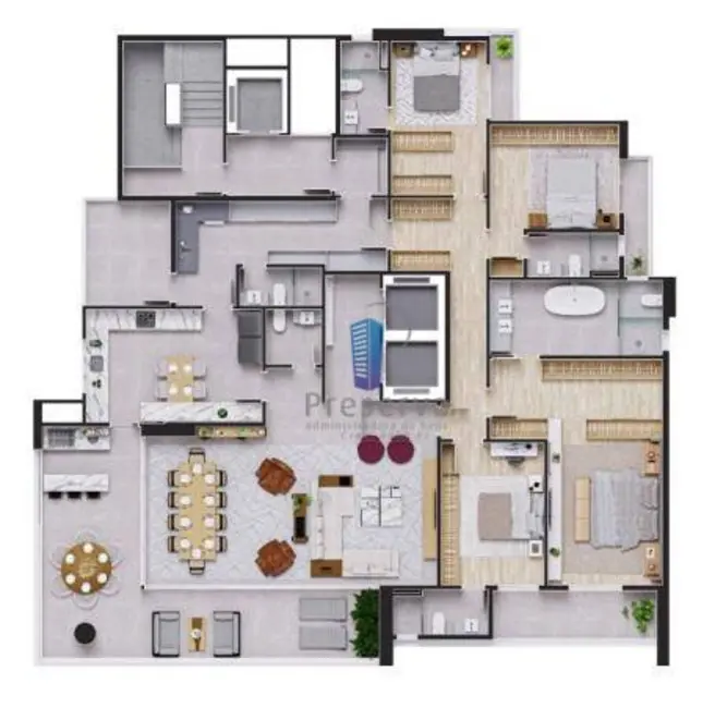 Foto 2 de Apartamento com 4 quartos à venda, 267m2 em Fazenda, Itajai - SC