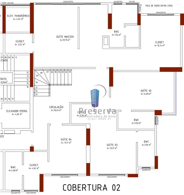 Foto 2 de Apartamento com 4 quartos à venda, 331m2 em Centro, Balneario Camboriu - SC