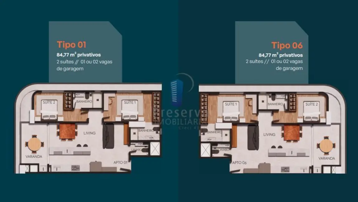 Foto 8 de Apartamento com 2 quartos à venda, 84m2 em Itajai - SC