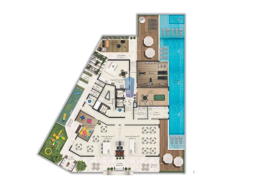 Foto 6 de Apartamento com 3 quartos à venda, 92m2 em Fazenda, Itajai - SC