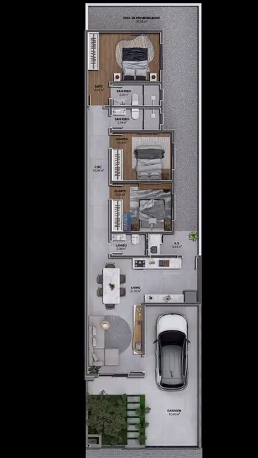 Foto 6 de Casa com 3 quartos à venda, 106m2 em Espinheiros, Itajai - SC