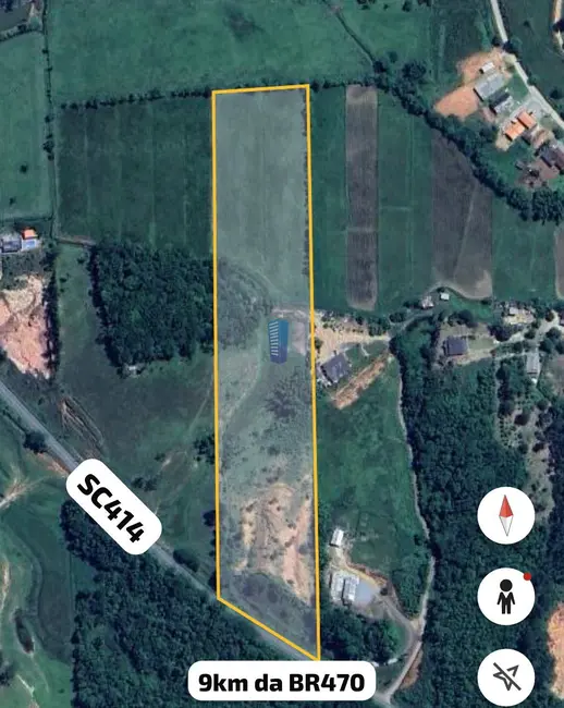 Foto 1 de Terreno / Lote à venda, 34128m2 em Escalvados, Navegantes - SC
