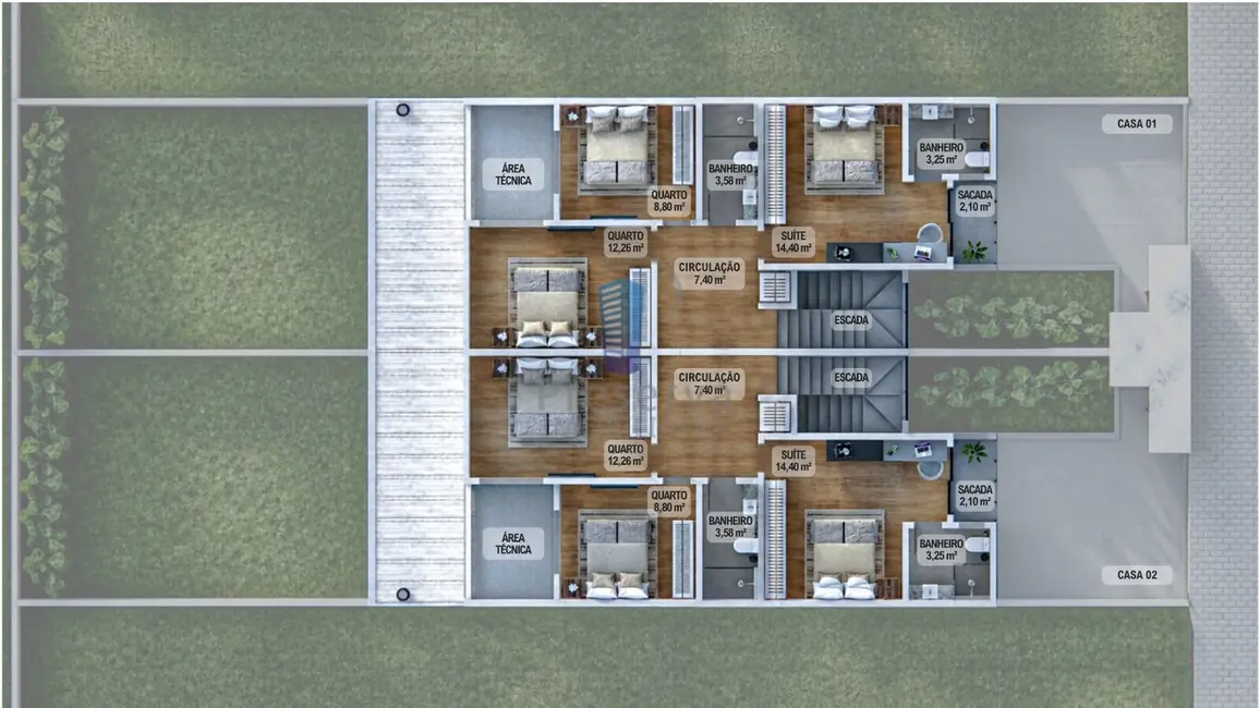 Casa com 3 quartos à venda, 137m2 em Itaipava, Itajai - SC - imagem 6 Foto 6 de Casa com 3 quartos à venda, 137m2 em Itaipava, Itajai - SC